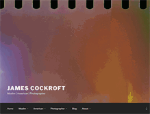Tablet Screenshot of jamescockroft.com